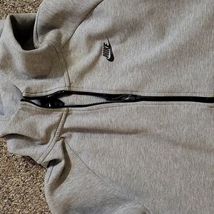 Nike tech fleece zip up hoodie.